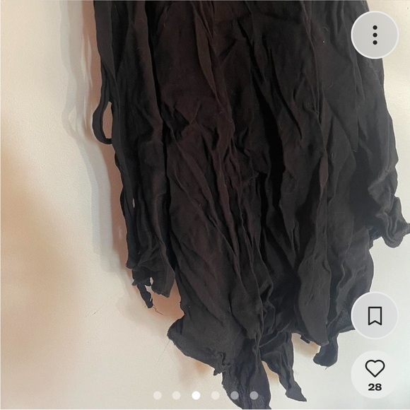 House of widow black wrap dress - Picture 3 of 7